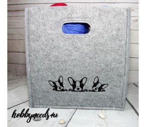 Stickdatei - Französische Bulldogge